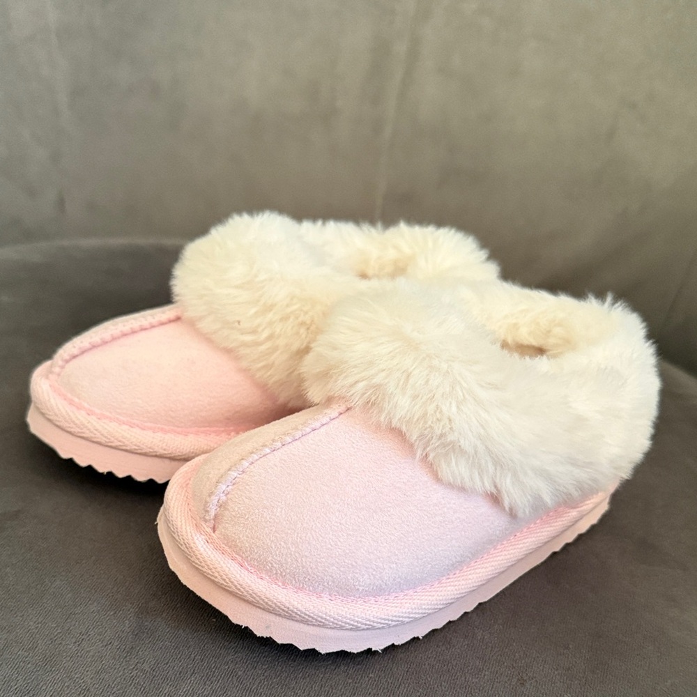 Pink Furry Slippers